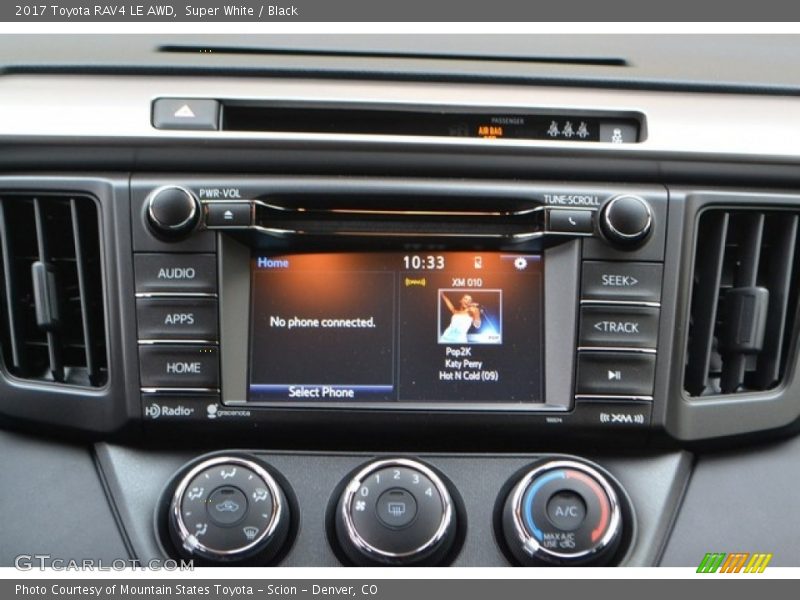 Controls of 2017 RAV4 LE AWD