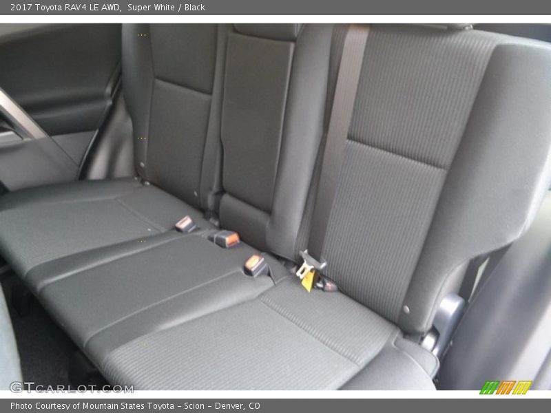 Rear Seat of 2017 RAV4 LE AWD