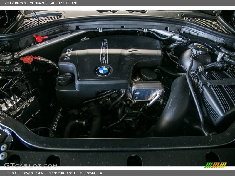 Jet Black / Black 2017 BMW X3 xDrive28i