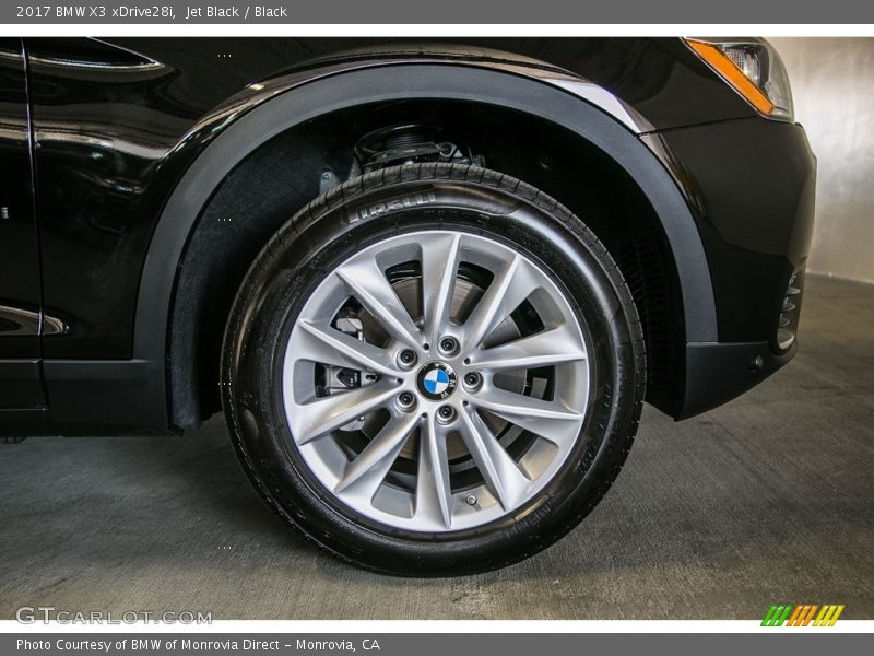 Jet Black / Black 2017 BMW X3 xDrive28i