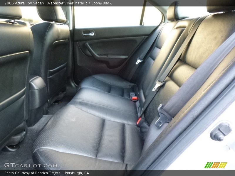 Alabaster Silver Metallic / Ebony Black 2006 Acura TSX Sedan
