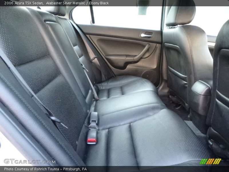 Alabaster Silver Metallic / Ebony Black 2006 Acura TSX Sedan