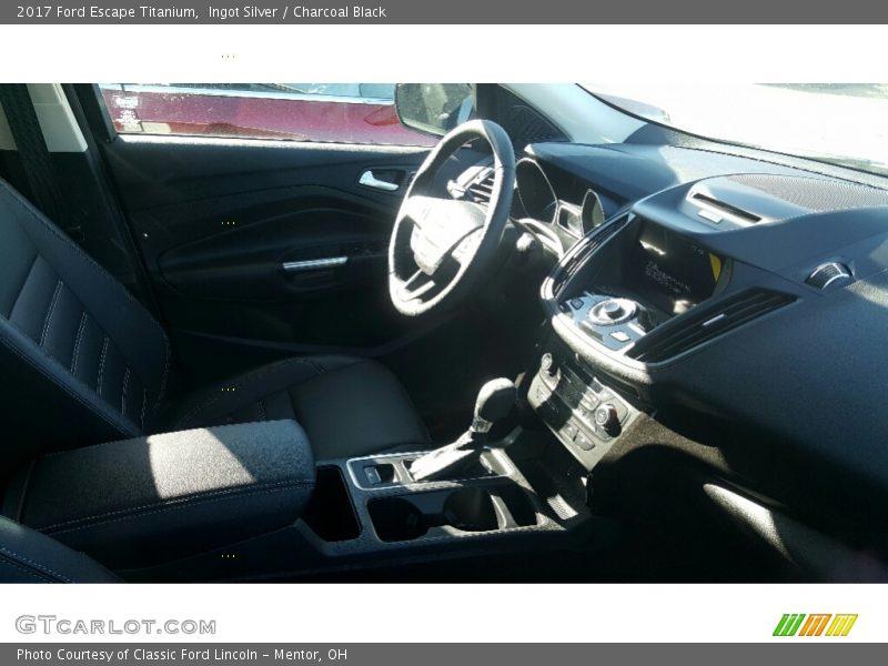 Ingot Silver / Charcoal Black 2017 Ford Escape Titanium