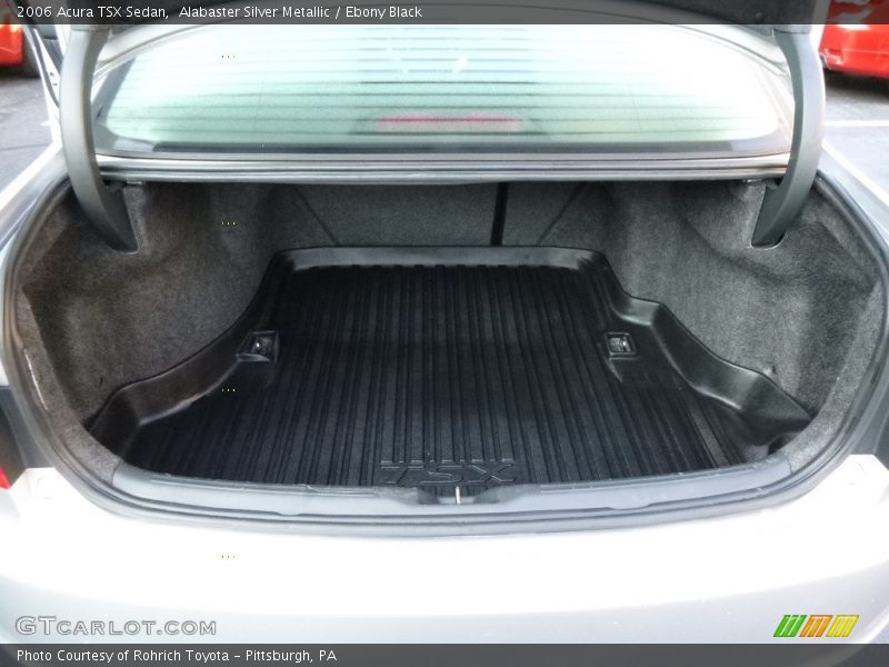 Alabaster Silver Metallic / Ebony Black 2006 Acura TSX Sedan