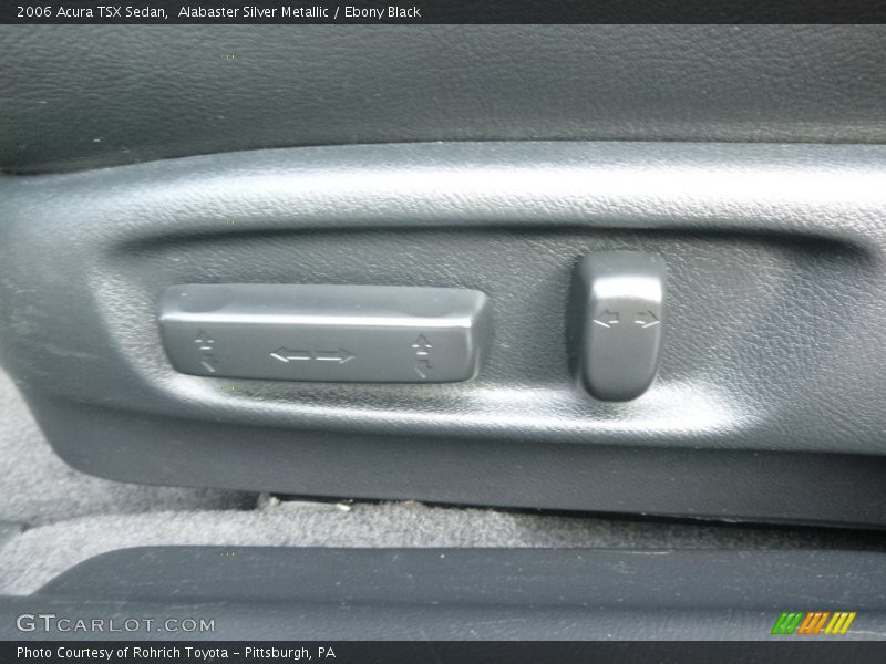 Alabaster Silver Metallic / Ebony Black 2006 Acura TSX Sedan