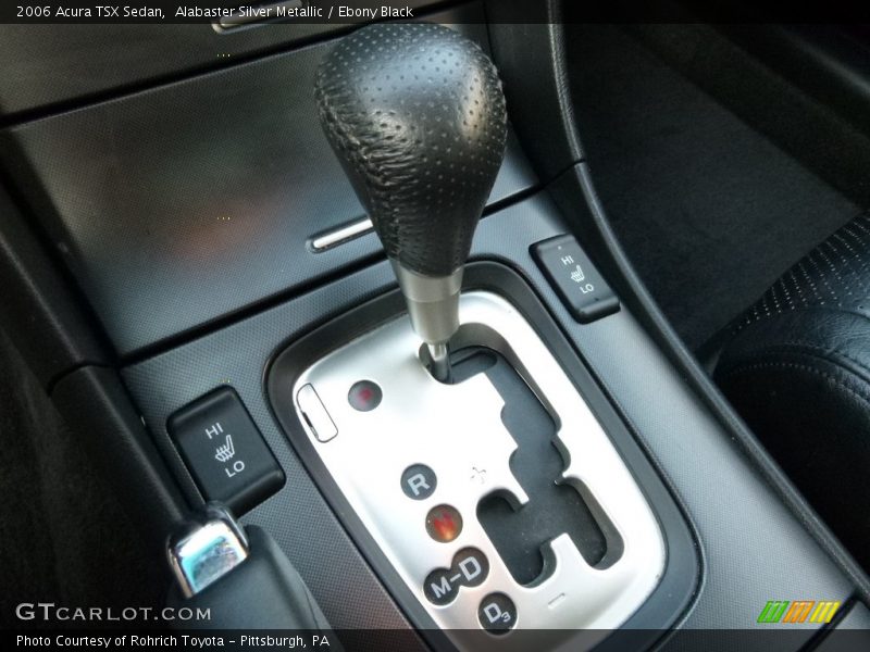 Alabaster Silver Metallic / Ebony Black 2006 Acura TSX Sedan