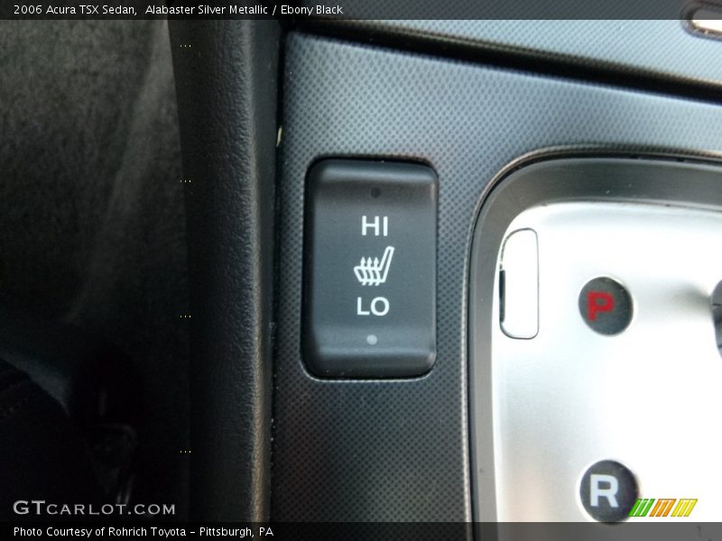 Alabaster Silver Metallic / Ebony Black 2006 Acura TSX Sedan