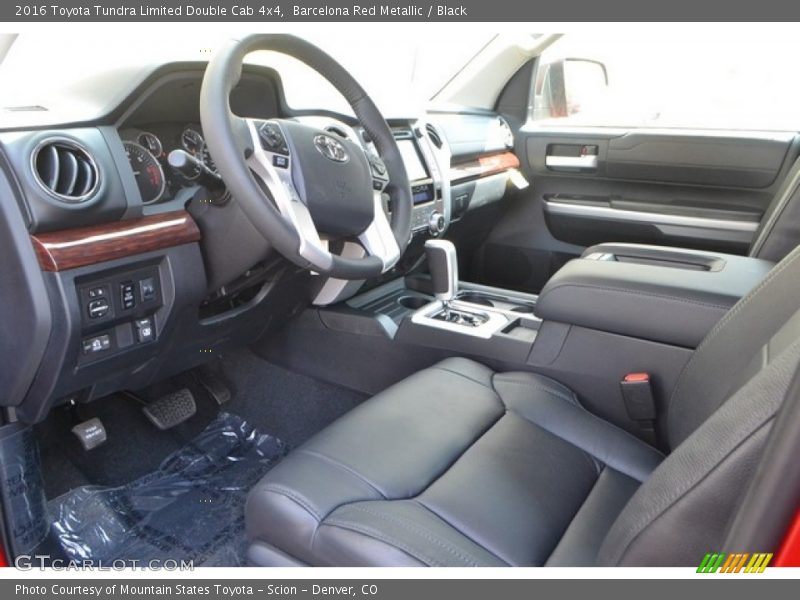 Barcelona Red Metallic / Black 2016 Toyota Tundra Limited Double Cab 4x4
