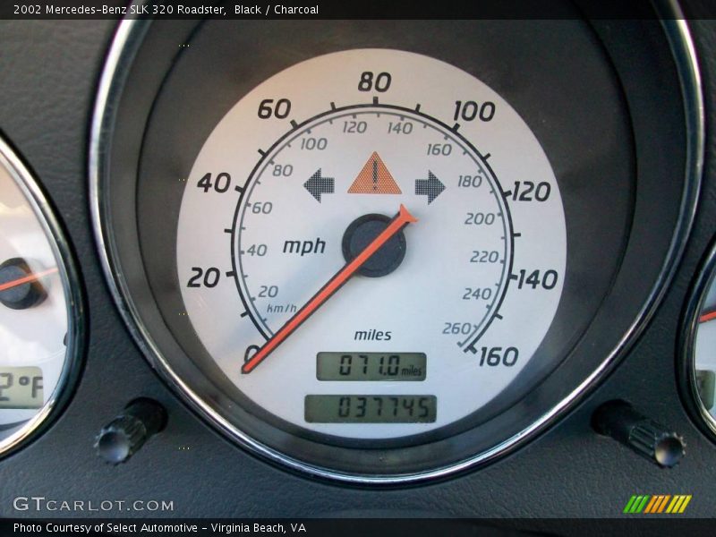 Black / Charcoal 2002 Mercedes-Benz SLK 320 Roadster