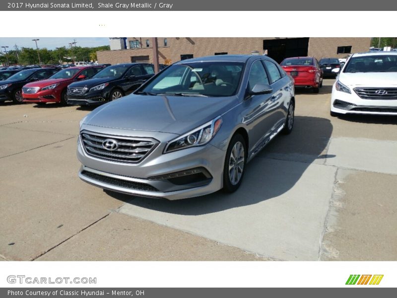 Shale Gray Metallic / Gray 2017 Hyundai Sonata Limited