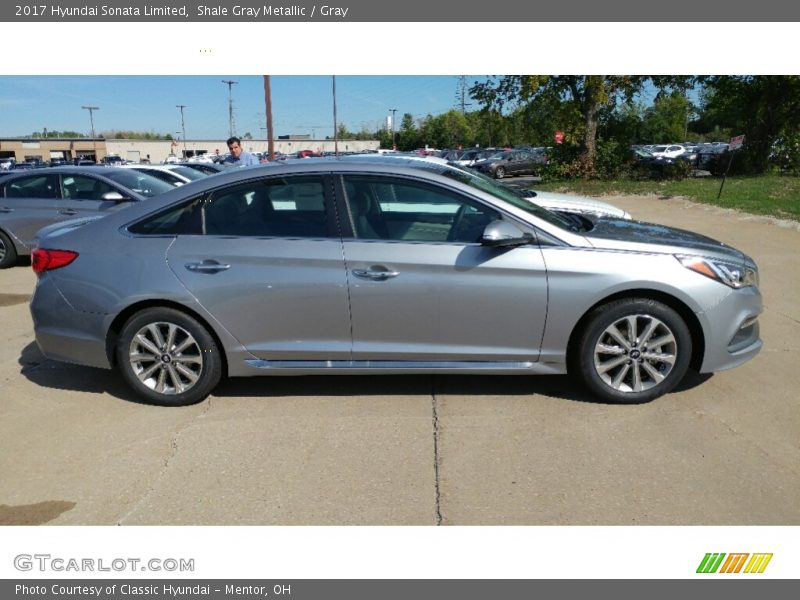 Shale Gray Metallic / Gray 2017 Hyundai Sonata Limited