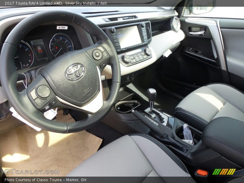  2017 RAV4 Limited AWD Ash Interior