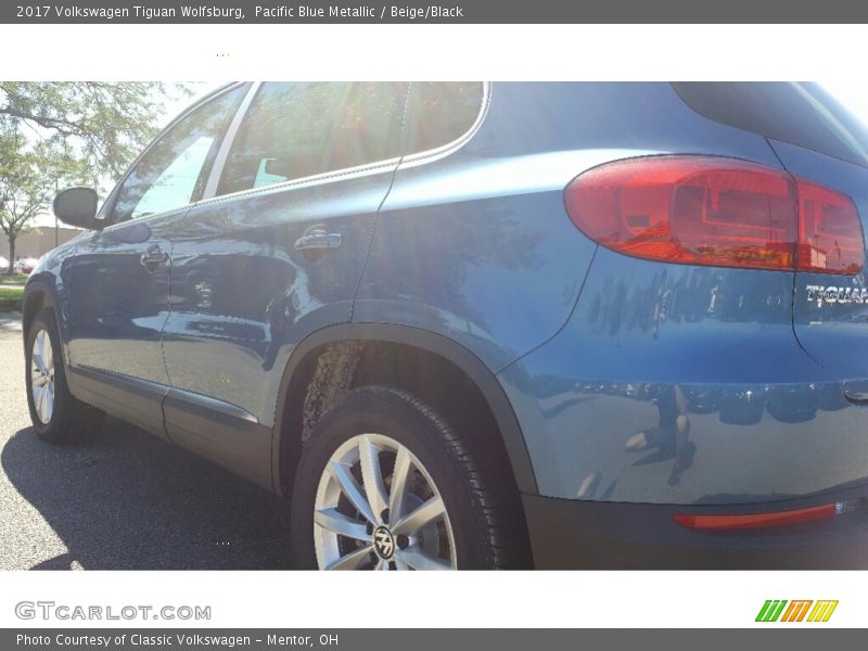 Pacific Blue Metallic / Beige/Black 2017 Volkswagen Tiguan Wolfsburg