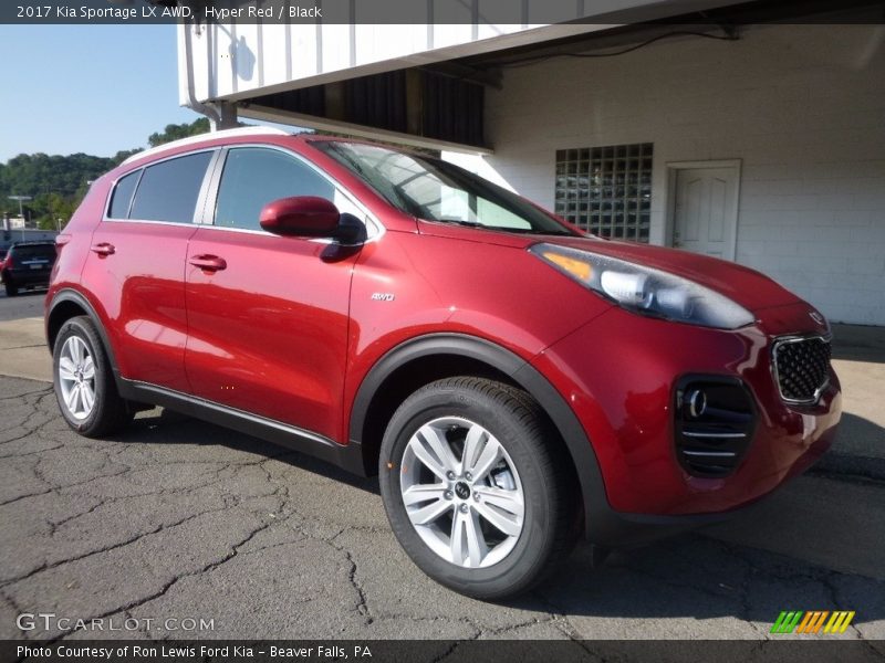 Front 3/4 View of 2017 Sportage LX AWD