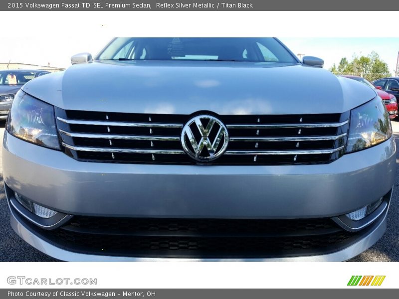 Reflex Silver Metallic / Titan Black 2015 Volkswagen Passat TDI SEL Premium Sedan