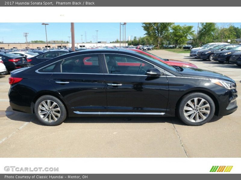 Phantom Black / Black 2017 Hyundai Sonata Sport