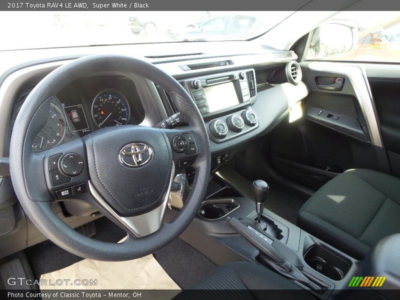 2017 RAV4 LE AWD Black Interior