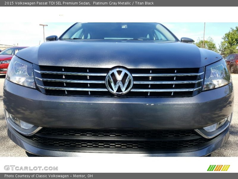 Platinum Gray Metallic / Titan Black 2015 Volkswagen Passat TDI SEL Premium Sedan