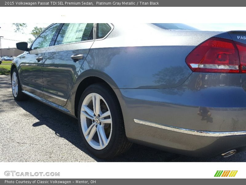 Platinum Gray Metallic / Titan Black 2015 Volkswagen Passat TDI SEL Premium Sedan