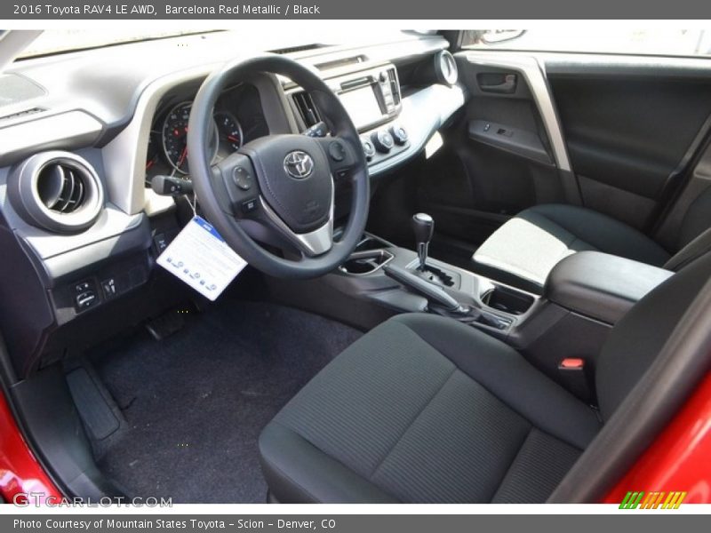 Barcelona Red Metallic / Black 2016 Toyota RAV4 LE AWD