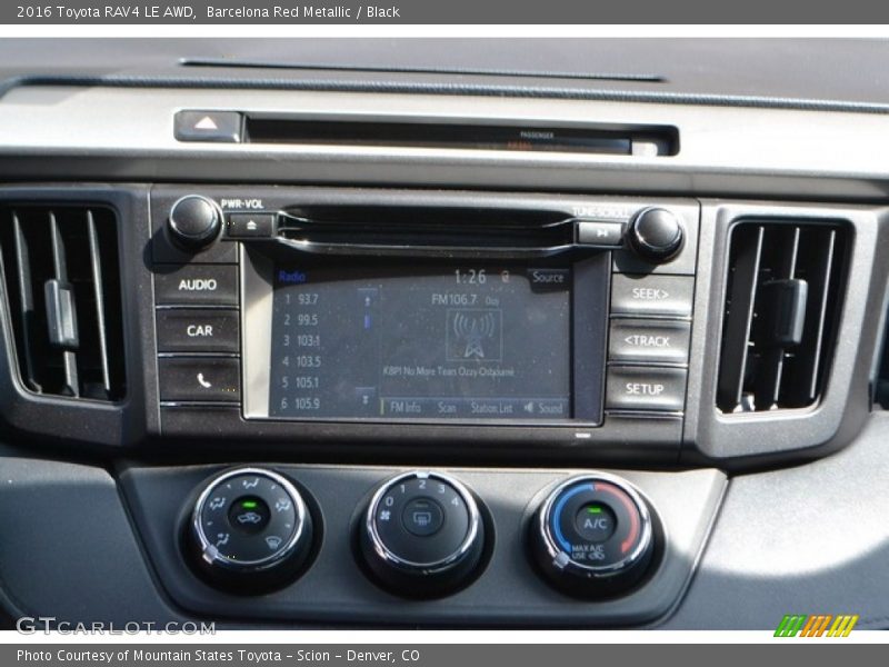 Barcelona Red Metallic / Black 2016 Toyota RAV4 LE AWD