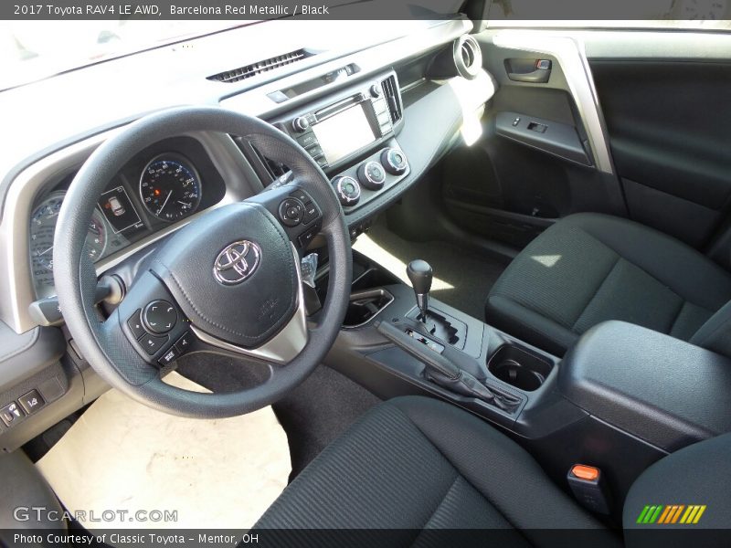  2017 RAV4 LE AWD Black Interior