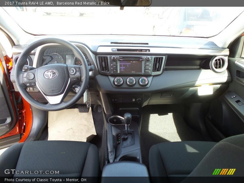 Dashboard of 2017 RAV4 LE AWD
