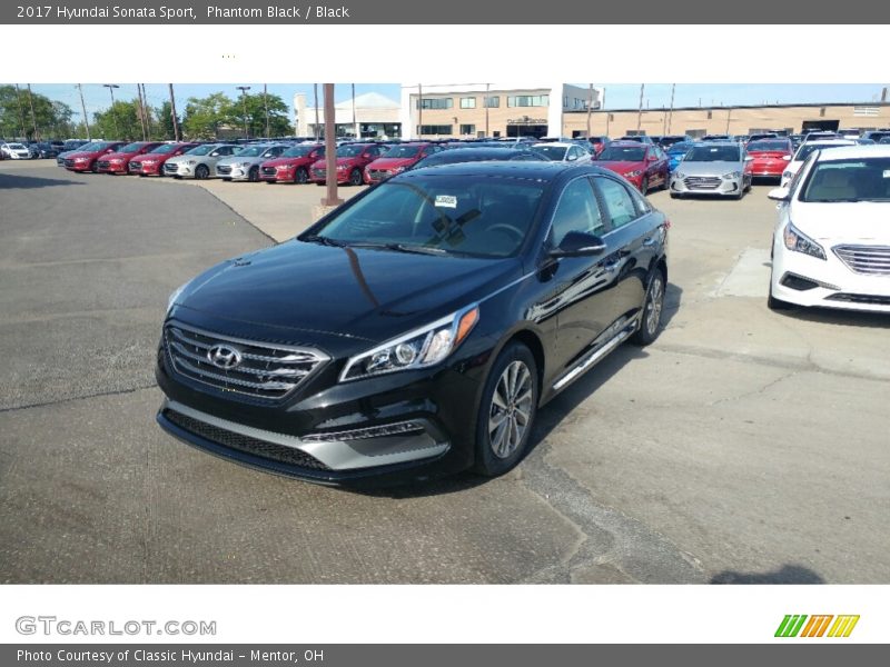 Phantom Black / Black 2017 Hyundai Sonata Sport