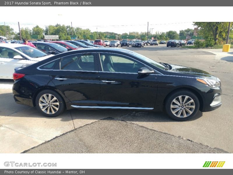 Phantom Black / Black 2017 Hyundai Sonata Sport