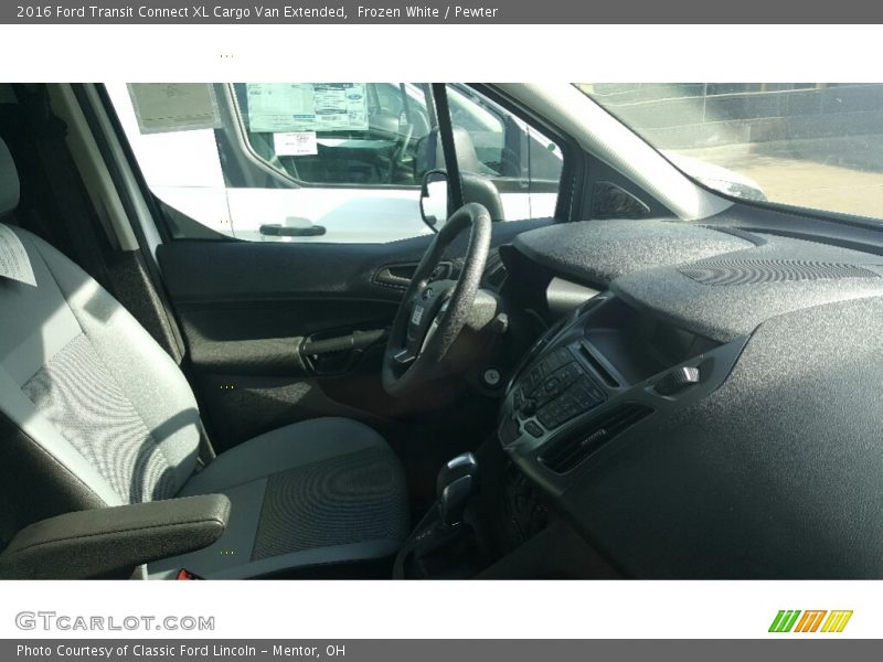 Frozen White / Pewter 2016 Ford Transit Connect XL Cargo Van Extended