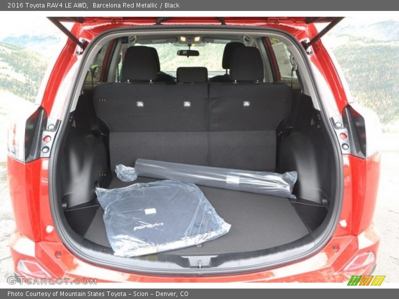 Barcelona Red Metallic / Black 2016 Toyota RAV4 LE AWD