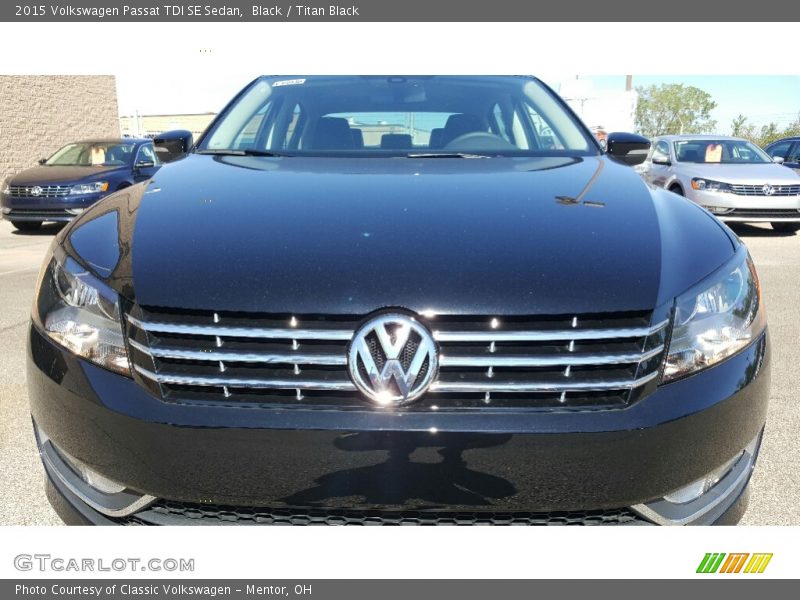 Black / Titan Black 2015 Volkswagen Passat TDI SE Sedan