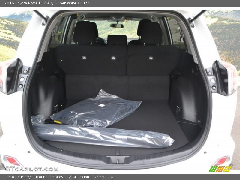 Super White / Black 2016 Toyota RAV4 LE AWD