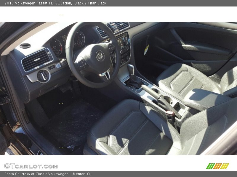 Black / Titan Black 2015 Volkswagen Passat TDI SE Sedan