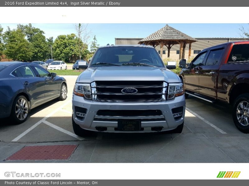 Ingot Silver Metallic / Ebony 2016 Ford Expedition Limited 4x4