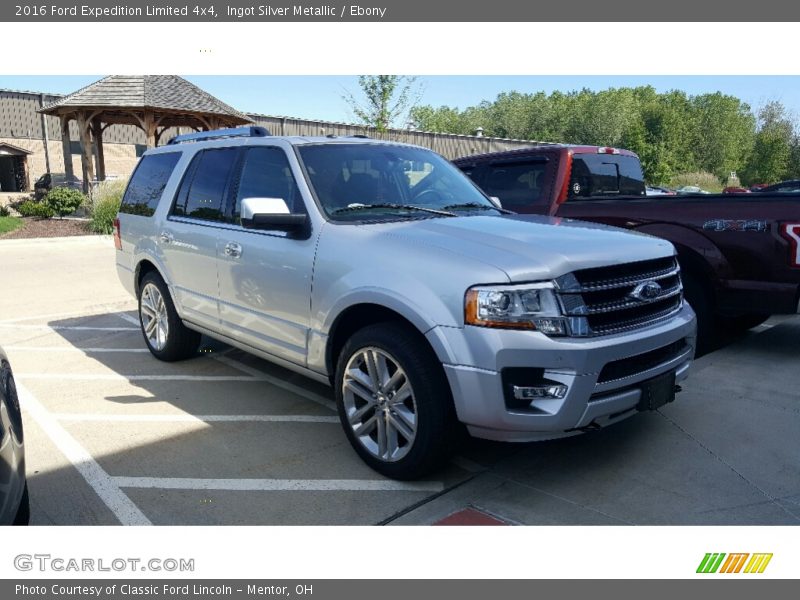 Ingot Silver Metallic / Ebony 2016 Ford Expedition Limited 4x4