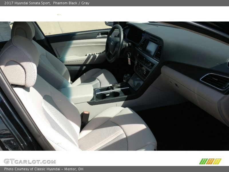 Phantom Black / Gray 2017 Hyundai Sonata Sport