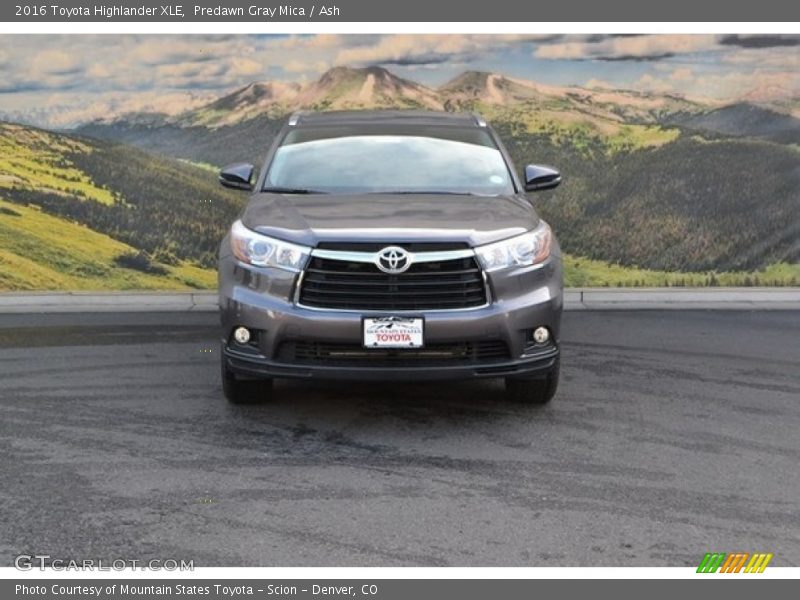 Predawn Gray Mica / Ash 2016 Toyota Highlander XLE