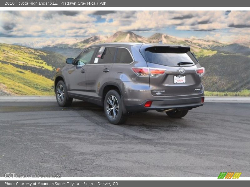 Predawn Gray Mica / Ash 2016 Toyota Highlander XLE