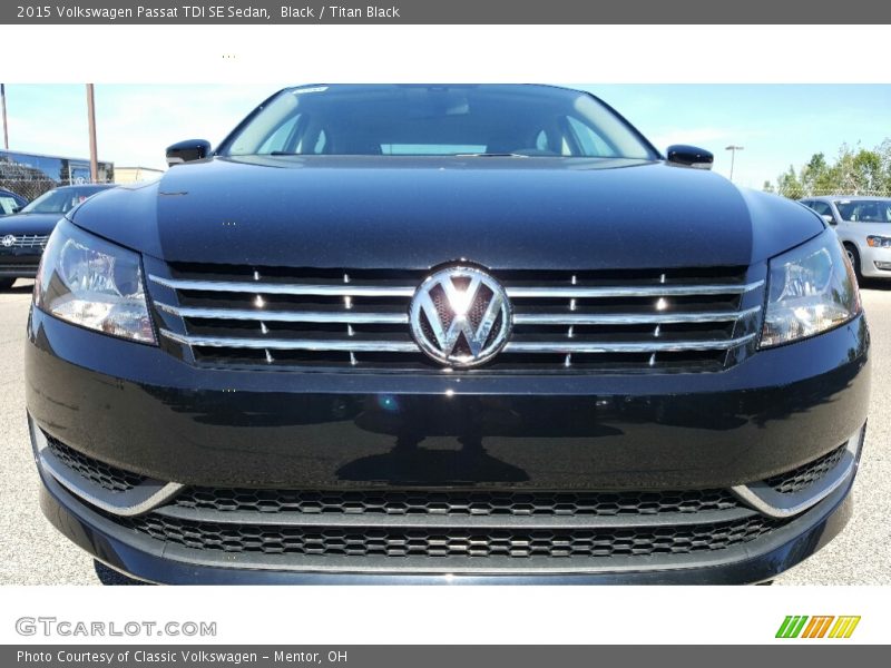 Black / Titan Black 2015 Volkswagen Passat TDI SE Sedan