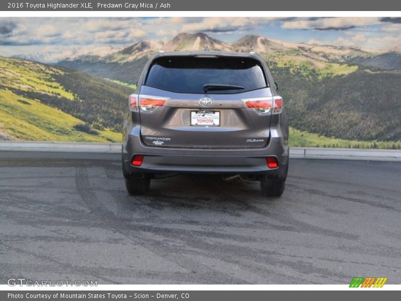 Predawn Gray Mica / Ash 2016 Toyota Highlander XLE