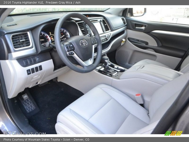 Predawn Gray Mica / Ash 2016 Toyota Highlander XLE