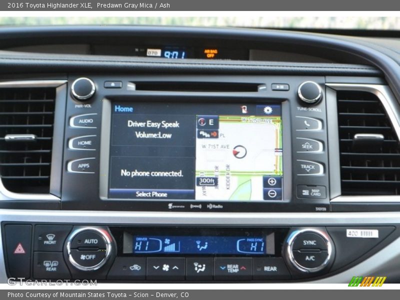 Predawn Gray Mica / Ash 2016 Toyota Highlander XLE