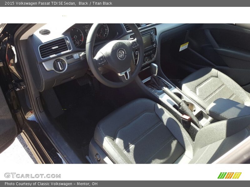 Black / Titan Black 2015 Volkswagen Passat TDI SE Sedan