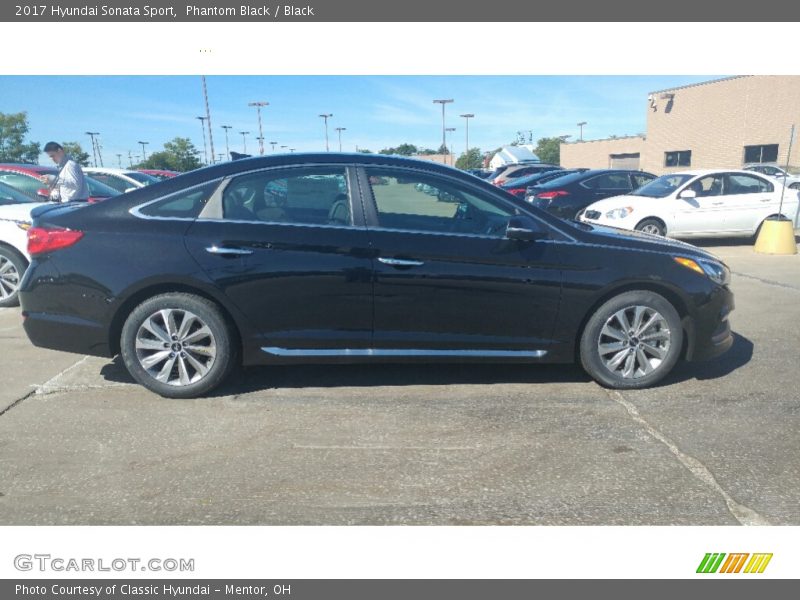 Phantom Black / Black 2017 Hyundai Sonata Sport