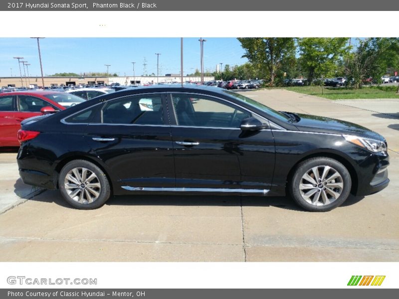 Phantom Black / Black 2017 Hyundai Sonata Sport