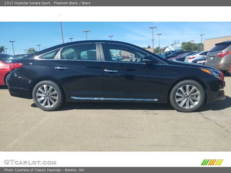 Phantom Black / Black 2017 Hyundai Sonata Sport