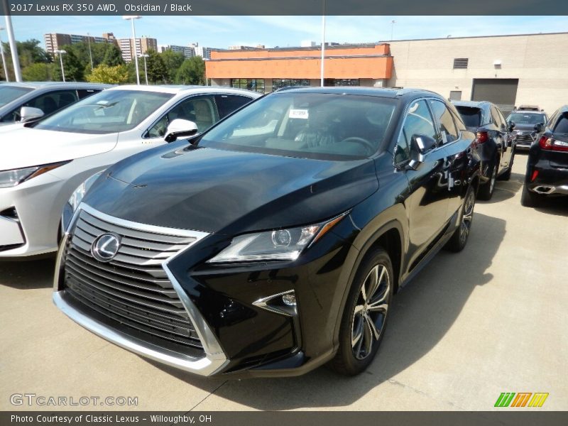 Front 3/4 View of 2017 RX 350 AWD