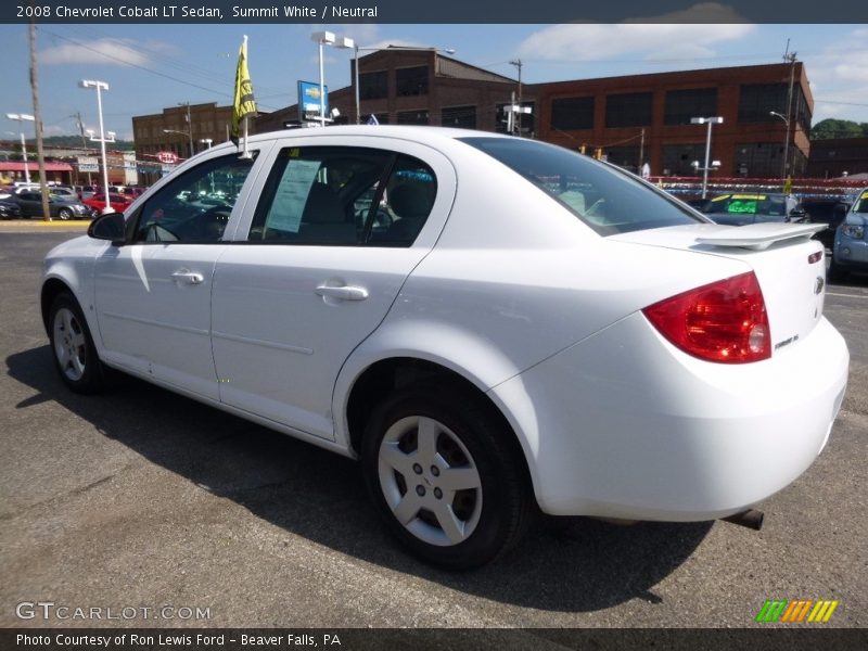 Summit White / Neutral 2008 Chevrolet Cobalt LT Sedan