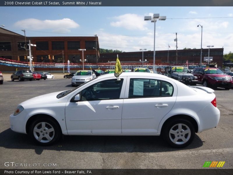 Summit White / Neutral 2008 Chevrolet Cobalt LT Sedan